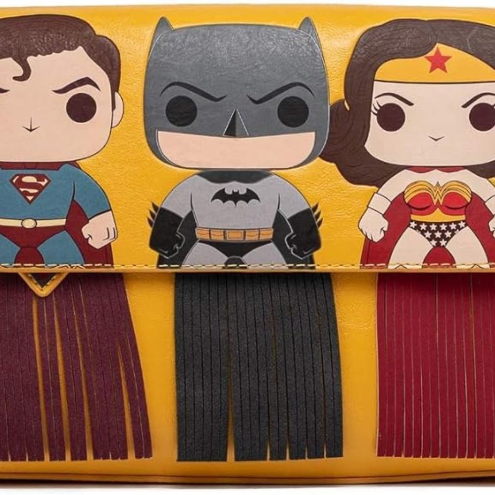 Pop! by Loungefly DC Comics Fringe Capes Crossbody Bag - Picture 2 of 5